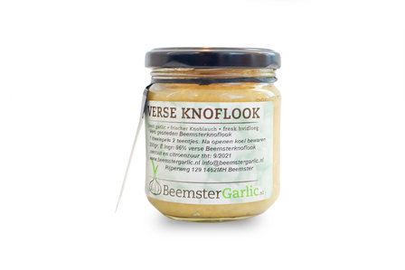 Potje verse knoflook